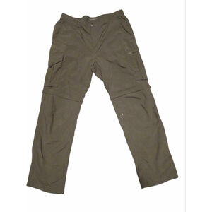 Columbia Men's Omni-Shade Olive Green Convertible Cargo Pants - 32x30 - JC419